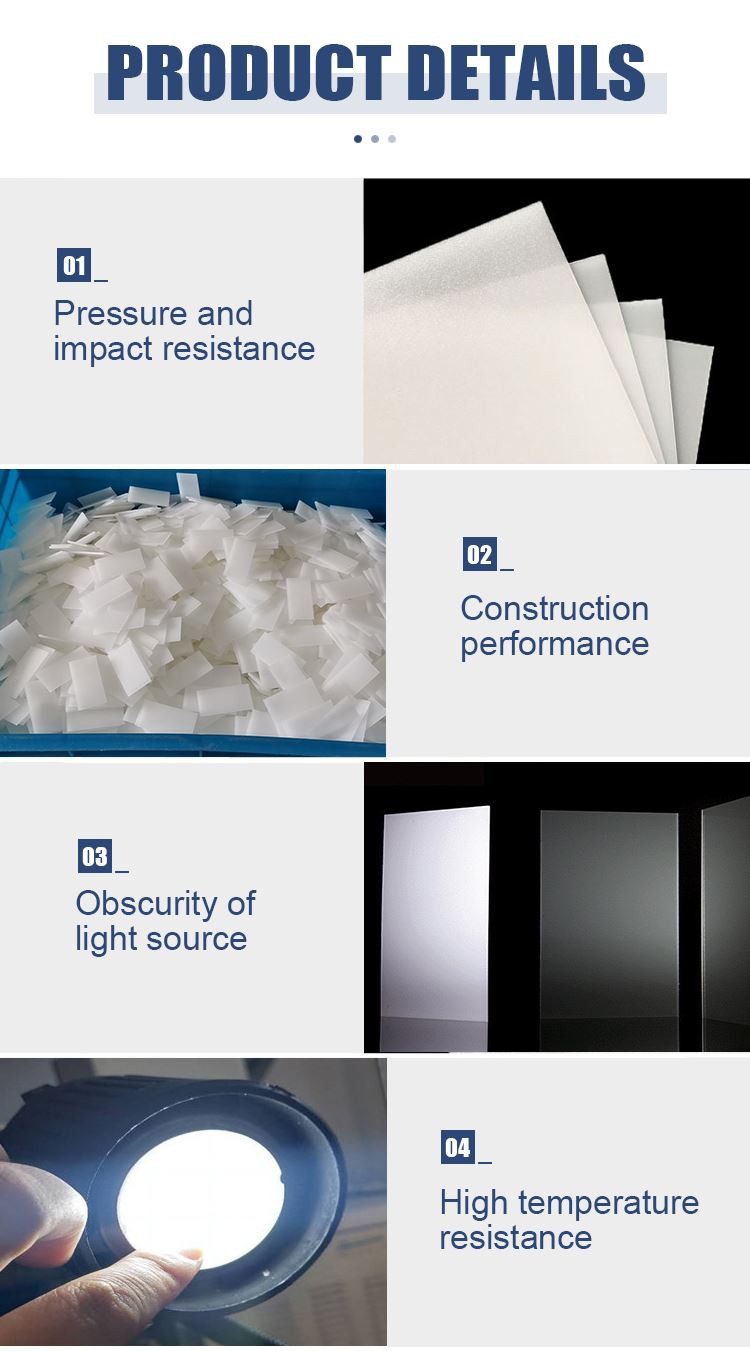 LED diffuser sheet