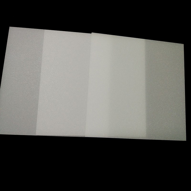light diffusion polycarbonate sheet for LED light covering