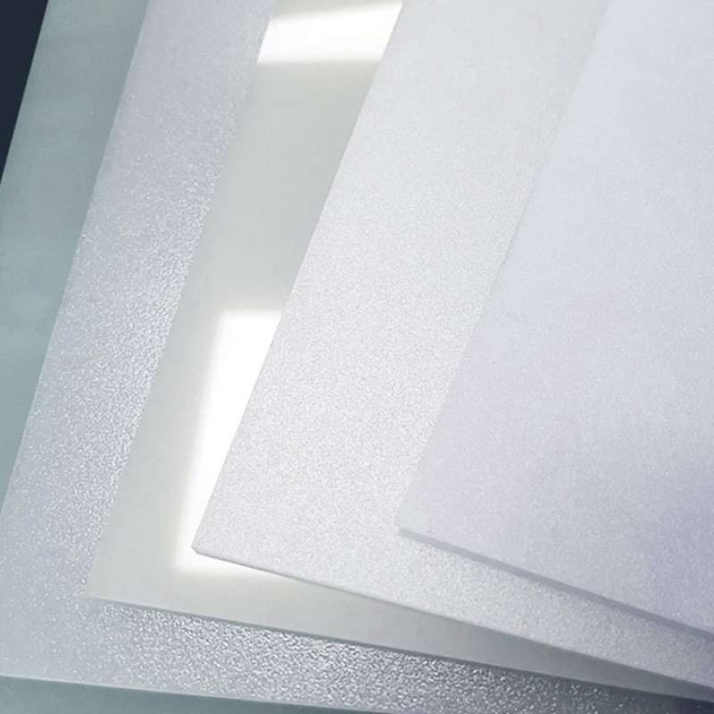 Light diffuser plastic sheet