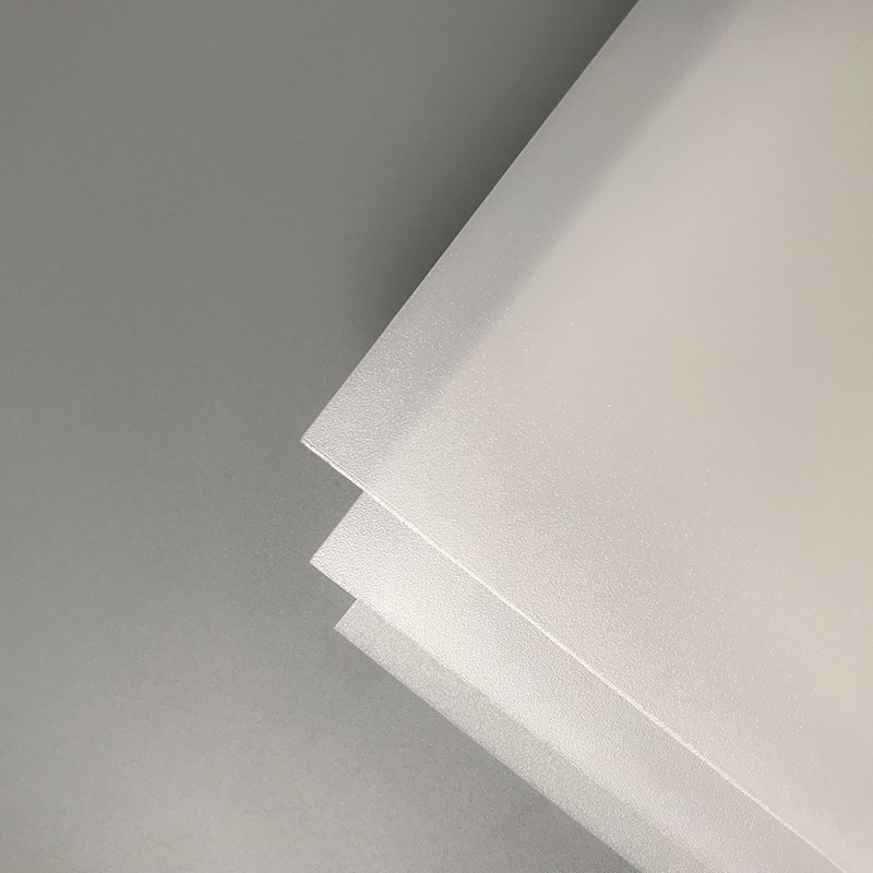 Plastic sheet for led lighting