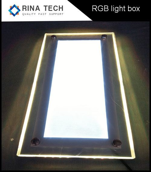 Acrylic Crystal RGB Light Box